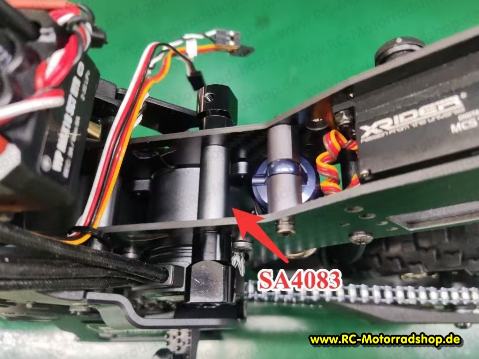 SA4083: Abstandshalter Chassis + Gewindestange X-Rider SAGITTARIUS SA4083